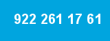 922 261 17 61 922 261 17 61